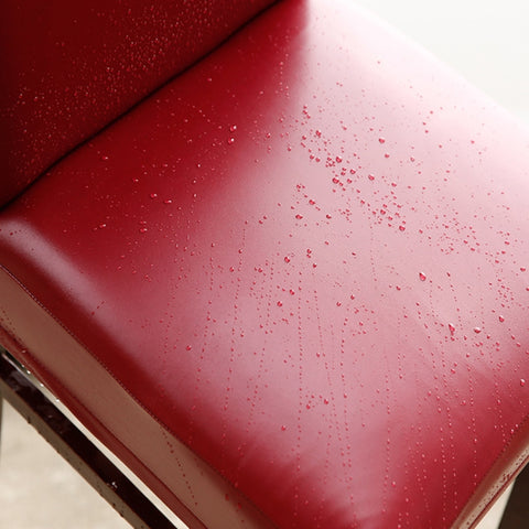Household Elastic Siamese Chair Cover Waterproof PU Leather Hotel Seat Stool Sleeves