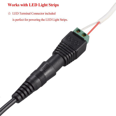 30W USB Interface Adjustable Power Adapter With Power Monitoring LED Light, US Plug, EU Plug, UK Plug, AU Plug