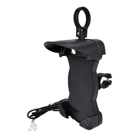 Motorcycle Sunshade Rainproof Mobile Phone Holder, Mirror Holder  No Charge, Handlebar Holder No Charge, Charging Handlebar Holder 5V-2A, Charging Handlebar Holder 5V-3.1A, Charging Handlebar Holder 18W (QC3.0), Charging Mirror Holder 5V-2A            ...