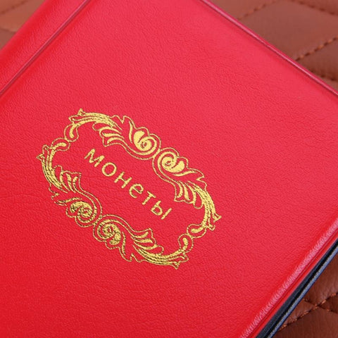 Russian Cover 120 Coins Pocket-sized Collection Album