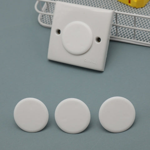 UK 3-Hole Baby Socket Protection Cover, Round Black, Round Transparent, Pear Shaped White, Round Thin White, Round Thin Black