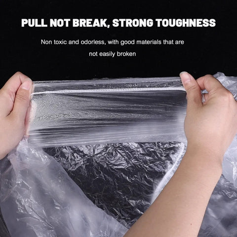 10pcs /Bag Air Conditioner Dust Cover Disposable Indoor Unit Cover Large Elastic Bag, 70x145cm