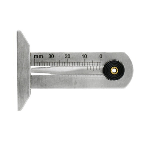 Stainless Steel Tire Tread Vernier Depth Gauge, 0-30mm, 0-50mm, 0-60mm