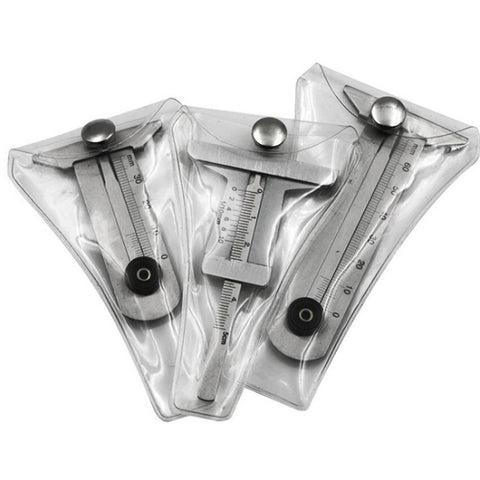 Stainless Steel Tire Tread Vernier Depth Gauge, 0-30mm, 0-50mm, 0-60mm
