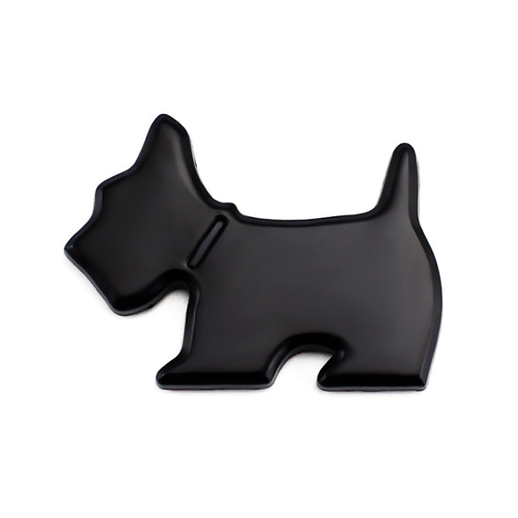 Cute Pet Dog Car Decal Puppy Metal Vehicle Emblem Decorative Stickers