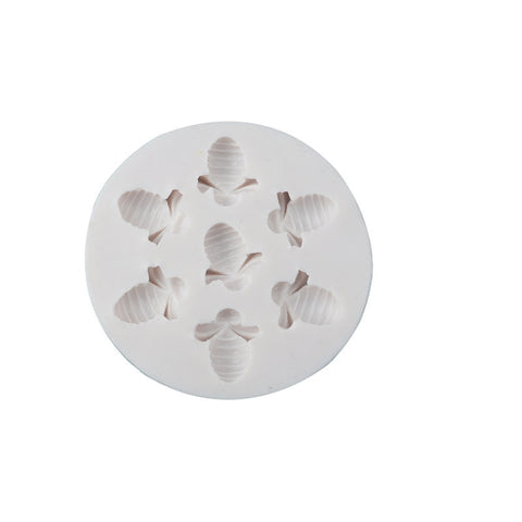 Little Bee Silicone Mold Fondant Chocolate Cake Mold, Mk-3171 Pink, Mk-3171 Light Gray, Mk-3172 Pink, Mk-3172 Light Gray