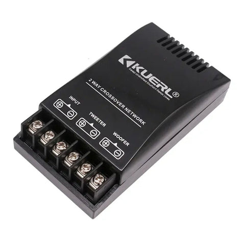 KUERL 2 Way Car Audio Frequency Divider Stereo Car Speaker Crossover Filter, KUERL 655D