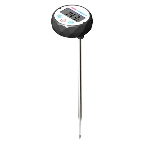 Milk Coffee Hand Brew Kettle Thermometer With Pen Holder Food Thermometer Waterproof