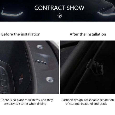 For Tesla Model Y Front Trunk Storage Hook Car Storage Hook Modification Accessories, Front Trunk Hook