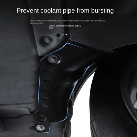 Car Coolant Guard Board Chassis Pipe Protection Baffle Engine Battery Condenser Case, For Tesla  Model 3, For Tesla  Model Y