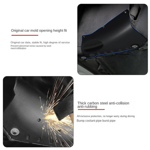 Car Coolant Guard Board Chassis Pipe Protection Baffle Engine Battery Condenser Case, For Tesla  Model 3, For Tesla  Model Y