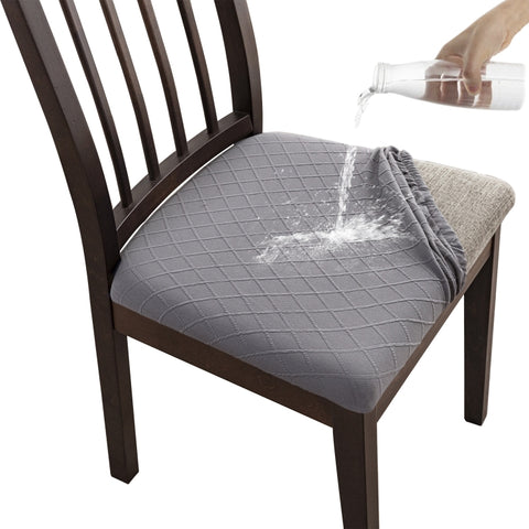 Diamond Plaid Jacquard Chair Cushion Cover Hotel Restaurant Dining Table Chair Cover