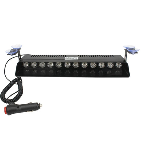 12 LED Car Front Suction Cup High Brightness Strobe Light