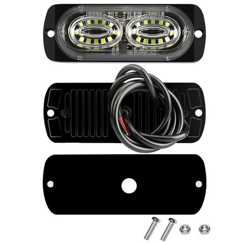 12W Car Side Signal Warning Light 24 LED Strobe Light