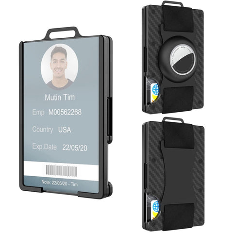 Aluminum Wallet Men Card Holder Transparent Business Card Holder