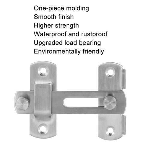 Barn Door Lock Hook Stainless Steel Door Buckle Insertion, Small 201 Stainless Steel, Medium 201 Stainless Steel, Extra Large 201 Stainless Steel, Small 304 Stainless Steel, Middle 304 Stainless Steel, Extra Large 304 Stainless Steel                   ...