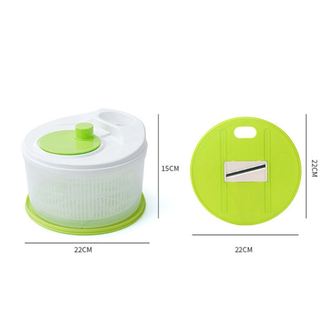 Multifunctional Vegetable Dehydrator Large Capacity Kitchen Drain Basket Household Grater Slicer, Multifunctional Dehydrator
