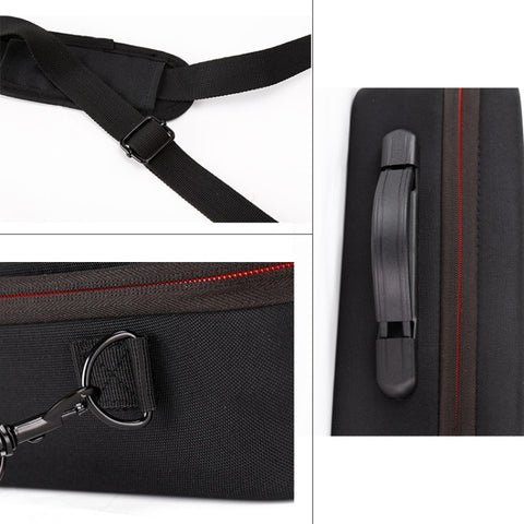 For DJI Mini 4 Pro / RC2 Remote Control Shoulder Bag Handy Crossbody Packet, PU Leather, Nylon