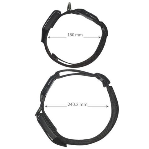 LED Display Pet Collar Rechargeable High Visibility DIY Single Color Collar