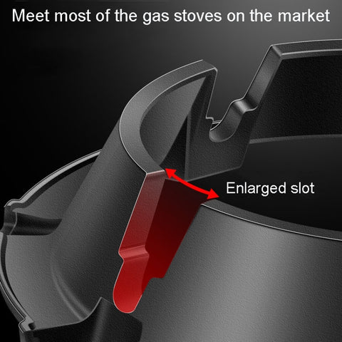 Kacheeg Household Gas Stove Gathering Fire Energy Saving Cover Kitchen Non-Slip Windscreen, Four-Jawed, Five-Jawed