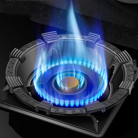 Kacheeg Household Gas Stove Gathering Fire Energy Saving Cover Kitchen Non-Slip Windscreen, Four-Jawed, Five-Jawed