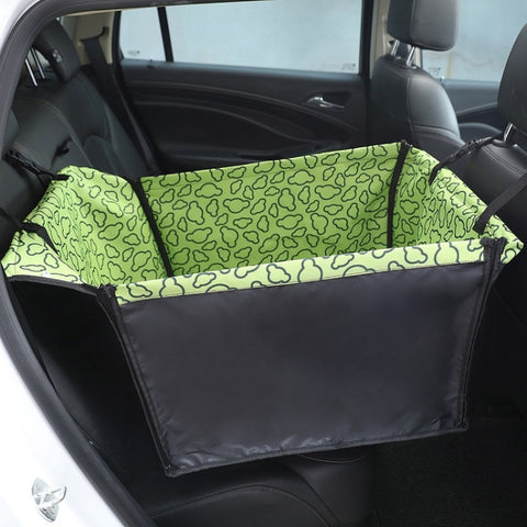 Car Single Seat Waterproof Pet Seat Protective Pad, Orange Cloud, Purple Cloud, Green Cloud