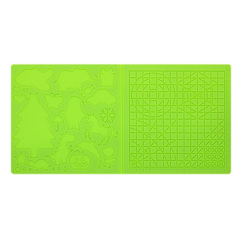 3D Printing Pen Copy Silicone DIY Painting Template Mat, Blue, Green, Transparent, Blue Large, Green Large, Transparent Large