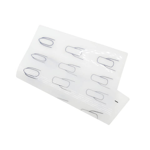 Silicone Manicure Pads Nail Sticker Printing Filling Coloring Pads, 21x15cm A, 21x15cm B