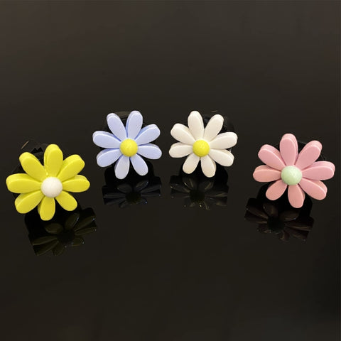 Colorful Daisy Car Decorative Air Vent Aromatherapy Clip, Blue, Pink, White, Yellow
