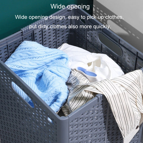 Foldable Dirty Clothes Basket Wall Mounted Bathroom Dirty Clothes Storage Frame Plastic Laundry Basket, Plus Large White, Plus Large Gray, Plus Large Black, Extra Large Black, Extra Large White, Extra Large Gray