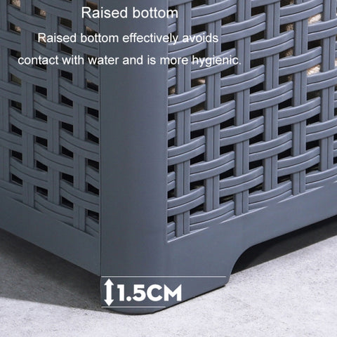 Foldable Dirty Clothes Basket Wall Mounted Bathroom Dirty Clothes Storage Frame Plastic Laundry Basket, Plus Large White, Plus Large Gray, Plus Large Black, Extra Large Black, Extra Large White, Extra Large Gray