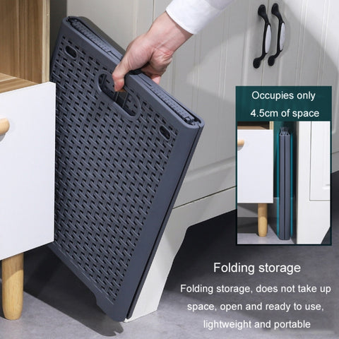 Foldable Dirty Clothes Basket Wall Mounted Bathroom Dirty Clothes Storage Frame Plastic Laundry Basket, Plus Large White, Plus Large Gray, Plus Large Black, Extra Large Black, Extra Large White, Extra Large Gray