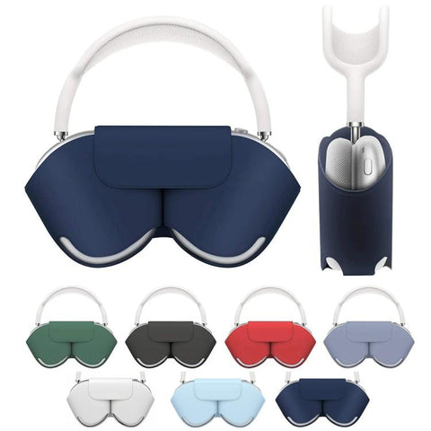 For AirPods Max Headphone Protective Cover Soft Case, Dark Green, White, Red, Light Blue