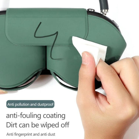 For AirPods Max Headphone Protective Cover Soft Case, Dark Green, White, Red, Light Blue