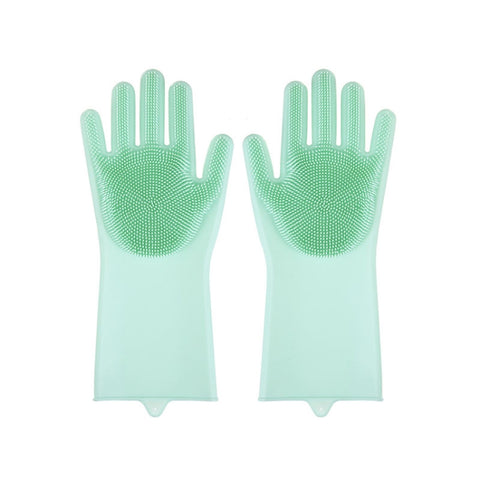 Kitchen Silicone Dishwash Gloves Male And Female Household Chores Cleaning Mitts, 160g