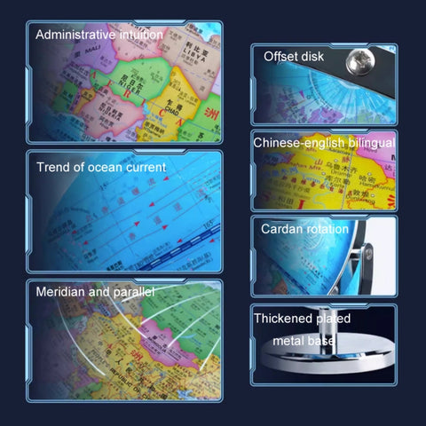 High Definition Teaching 3D Intelligent Suspended Globe