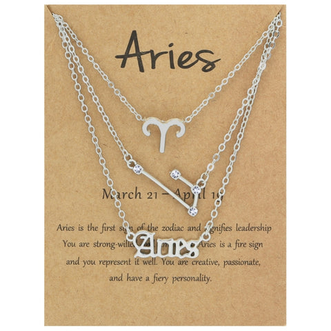 3 In 1 12 Zodiac Signs Necklace Set Retro Alphabet Symbols With Diamonds Jewelry Set, Scorpion Golden, Sagittarius Golden, Capricorn Golden, Taurus Golden, Pisces Golden, Leo Golden, Libra Golden, Cancer Golden, Aquarius Golden, Virgo Golden, Aries Gol...