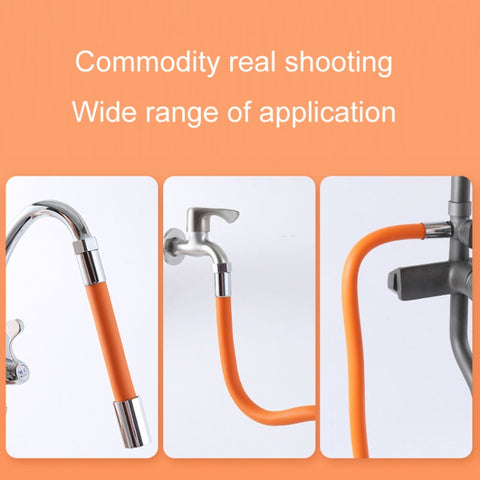 Faucet Splash-proof Universal Bending Shaping Extension Tube, 20cm, 30cm, 50cm