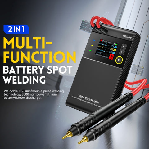 FNIRSI Small Handheld Portable Mobile Phone Lithium Battery Nickel Sheet Spot Welding Machine, SWM-10