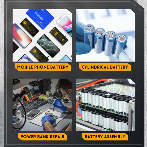 FNIRSI Small Handheld Portable Mobile Phone Lithium Battery Nickel Sheet Spot Welding Machine, SWM-10