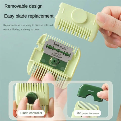 2 In 1 Hair Sharpener Comb Hair Clipper For Chopped Split Ends Cutting Thinning