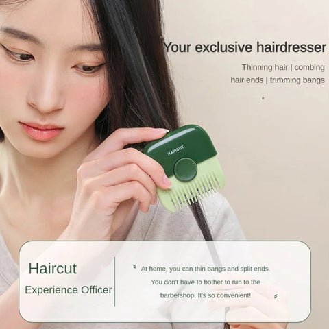 2 In 1 Hair Sharpener Comb Hair Clipper For Chopped Split Ends Cutting Thinning