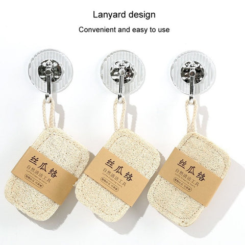 Natural Loofah Dishwashing Brush Dishwashing Tool Loofah Rag Brush, Soft Square, Soft Ellipse, Hard Square, Hard Ellipse