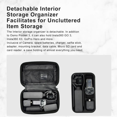 For DJI Osmo Pocket 3 aMagisn Small Organizer Bag Sports Camera Protective Accessories, For DJI Osmo Pocket 3