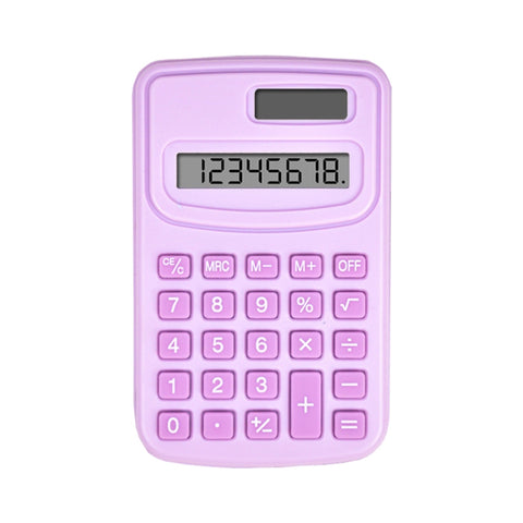 Small Solid Color Calculator Dormitory Student Office Exam Tool