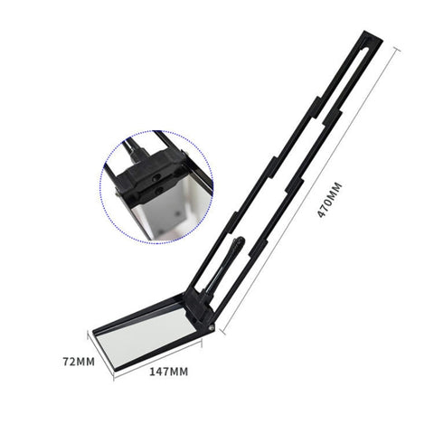 Mini Foldable Undercar Safety Inspection Mirror With LED, PM100V1