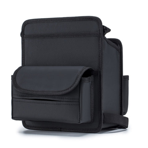 Car Seat Storage Mesh Pocket Hanging Storage Bag Tissue Box, H9160 Black