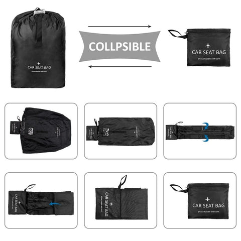 Car Child Safety Seat Travel Bag Baby Stroller Wheelchair Storage Bag