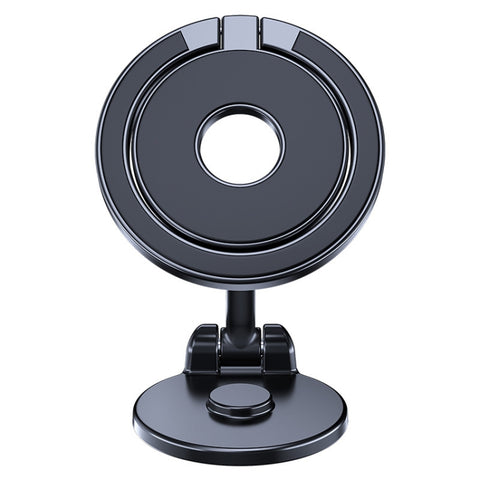 Magnetic Folding Car Phone Holder Rotatable Dashboard Stick-On Navigation Stand, D50