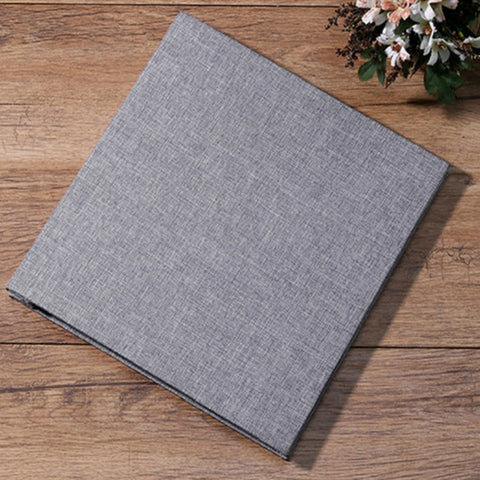 Simple Linen Self-adhesive Film Album Retro Family Large Capacity Handmade Creative Gifts